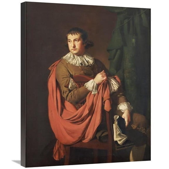 30 in. Portrait of William Stafford Art Print - Joseph Wright
