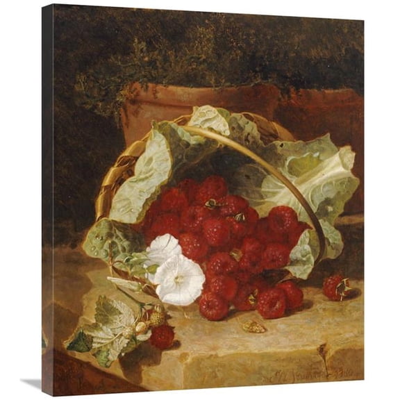30 in. Raspberries Art Print - Eloise Harriet Stannard