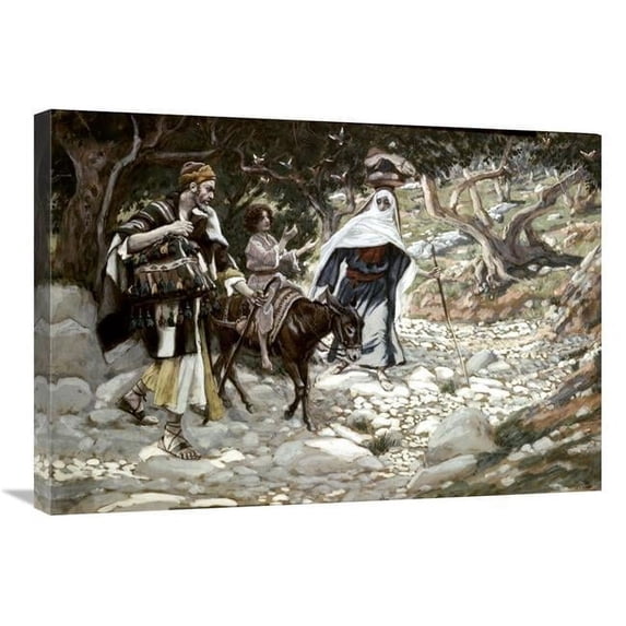 30 in. Return From Egypt Art Print - James Tissot