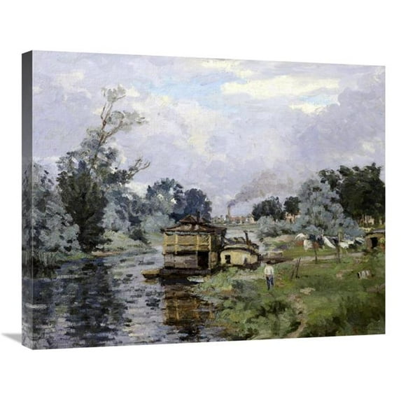30 in. River Landscape Art Print - Armand Guillaumin