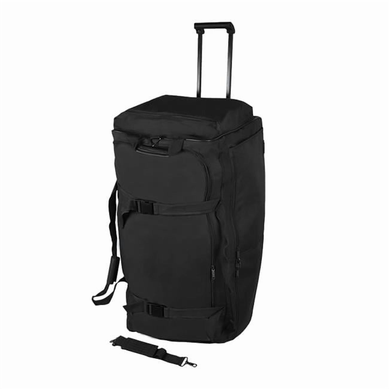 30 in. Rolling Duffel Bag, Black - Large