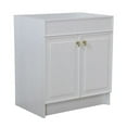 thumbnail image 1 of 30 in. Single Sink Foldable Vanity Cabinet   , White Finish, 1 of 6