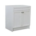 thumbnail image 1 of 30 in. Single Sink Foldable Vanity Cabinet, White, 1 of 6