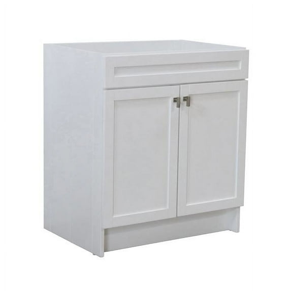 30 in. Single Sink Foldable Vanity Cabinet, White