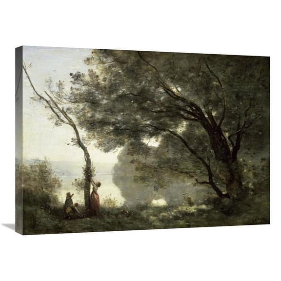 30 in. Souvenir of Mortefontaine Art Print - Jean-Baptiste-Camille Corot