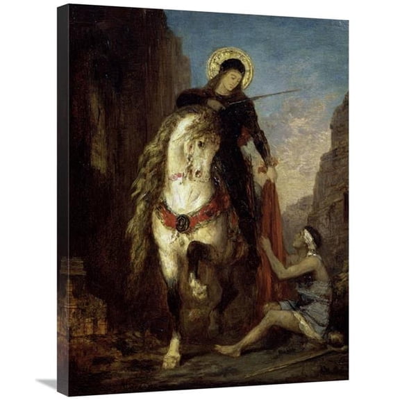 30 in. St. Martin Art Print - Gustave Moreau