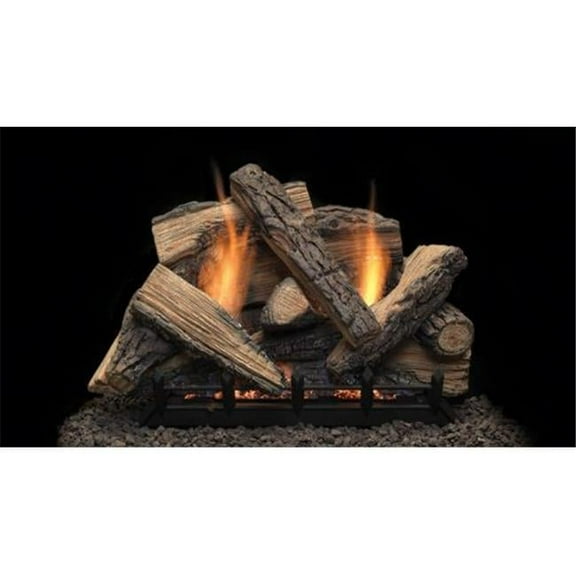 30 in. Stony Creek Refractory Log Set for Natural Blaze VF 24 in. Burner - 11 Piece