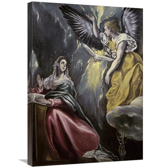 30 in. The Annunciation Art Print - El Greco