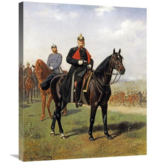 30 in. The Battle of Konigsgratz, 1864 Art Print - Emil Volkers