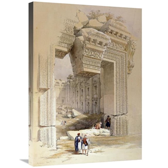 30 in. The Doorway of the Temple of Bacchus Art Print - Louis Hague