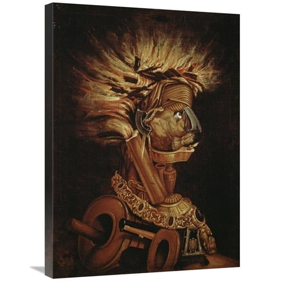 30 in. The Fire Art Print - Giuseppe Arcimboldo