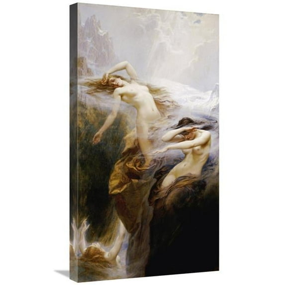 30 in. The Mountain Mists Art Print - Herbert James Draper