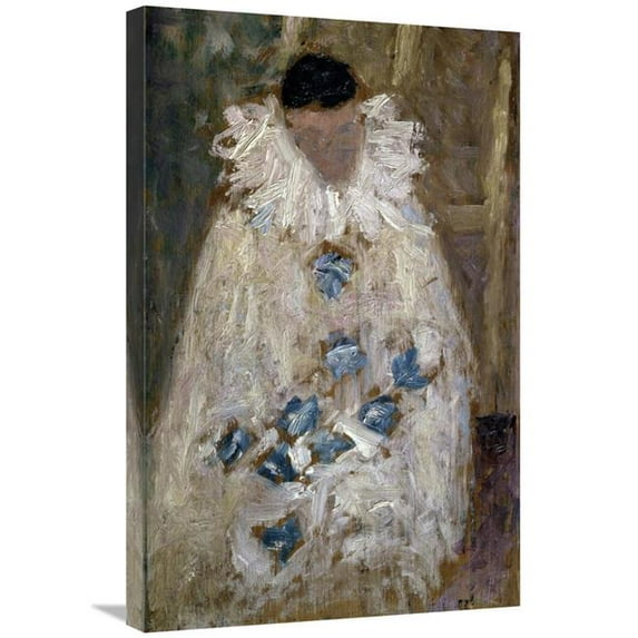 30 in. The Painter Aman-Jean as a Clown Art Print - Georges Seurat