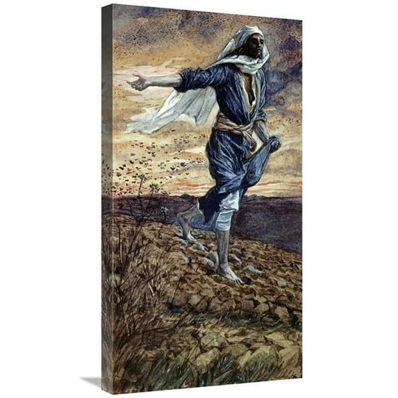 30 in. The Parable of the Sower Art Print - James Tissot