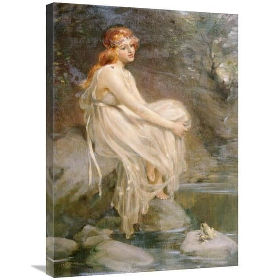 30 in. The Princess & the Frog Art Print - Arthur Percy Dixon