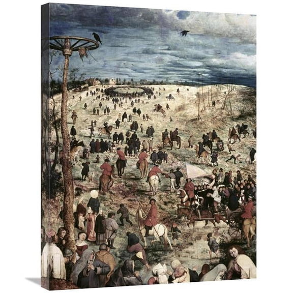 30 in. The Procession to Calvary - Detail - II Art Print - Pieter Bruegel The Elder