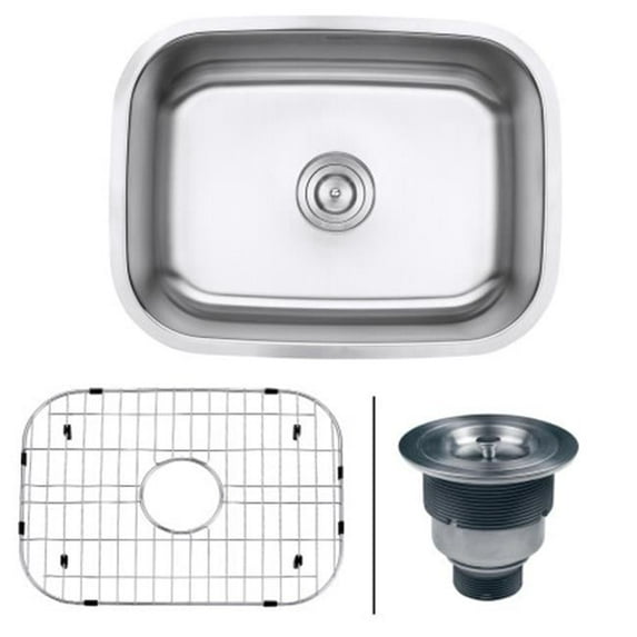30 in. Undermount 16 Gauge Stainless Steel Kitchen Sink Single Bowl
