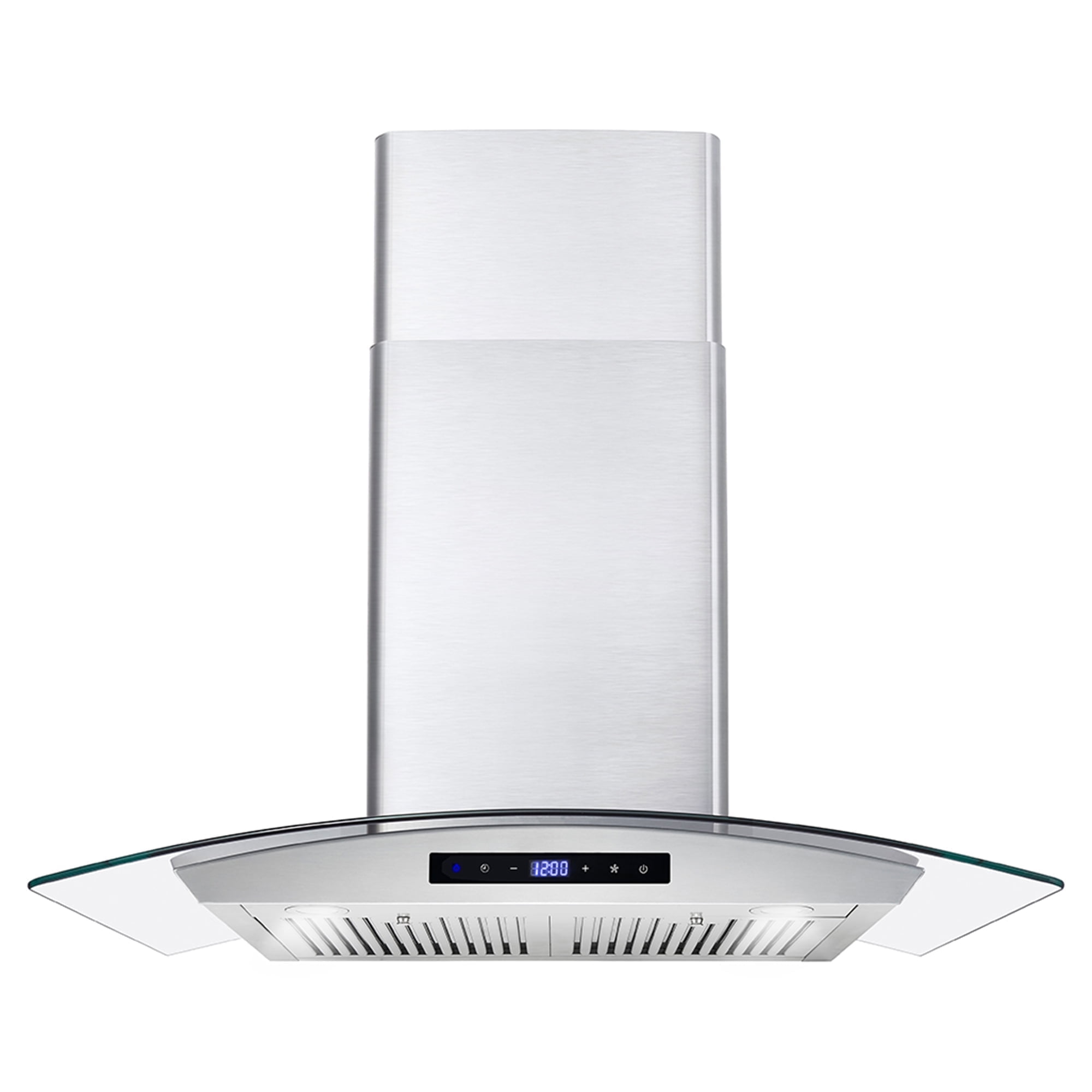 30-Inch Stainless Steel Wall Mount Range Hood with Touch Controls