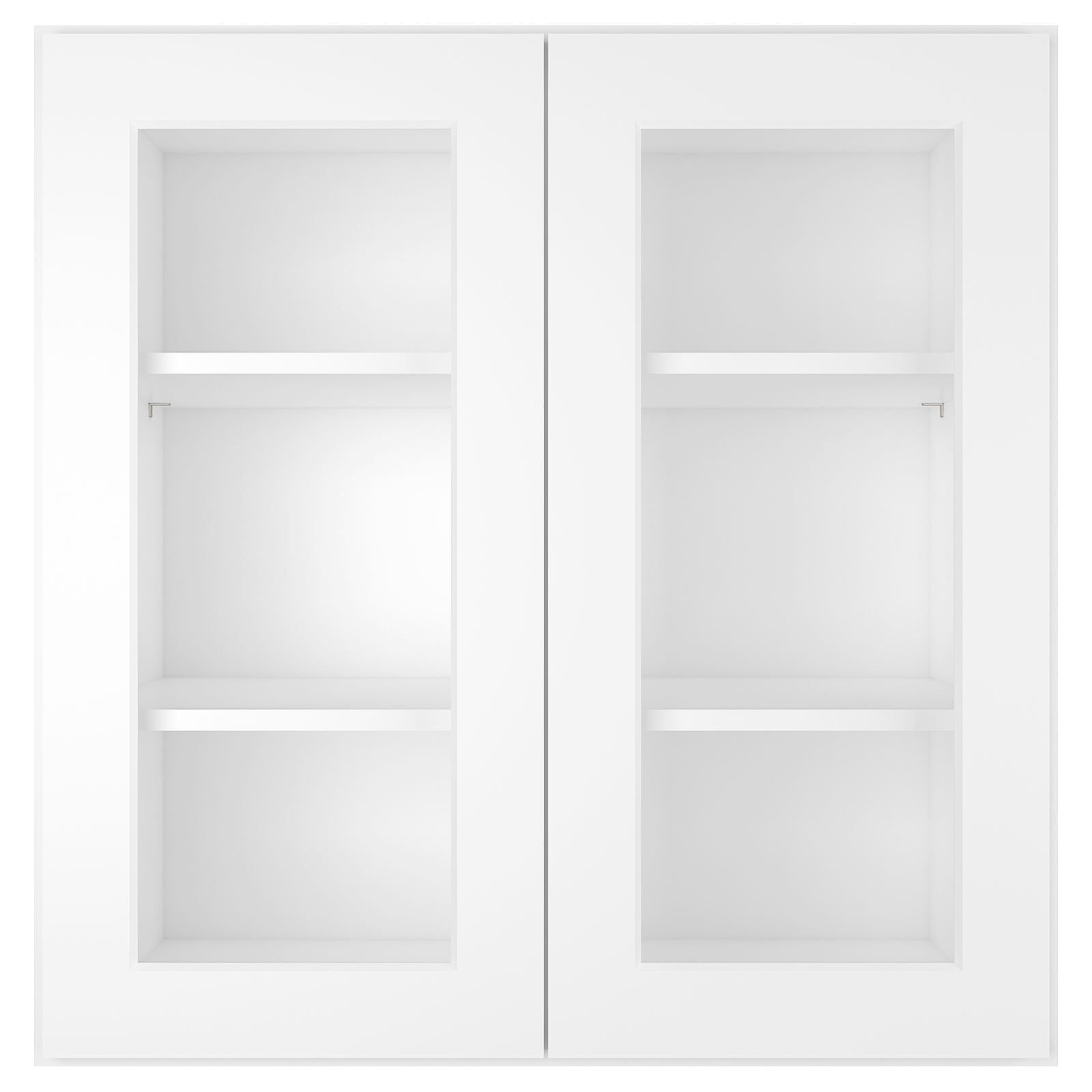 30in W X 12in D X 30in H in Shaker White Plywood Ready to Assemble