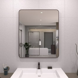 60 in. W x 36 in. H Rectangular Framed Wall Bathroom Vanity Mirror in Brass 60 in. W x 36 in. H Rectangular Framed Wall Bathroom Vanity Mirror in Brass