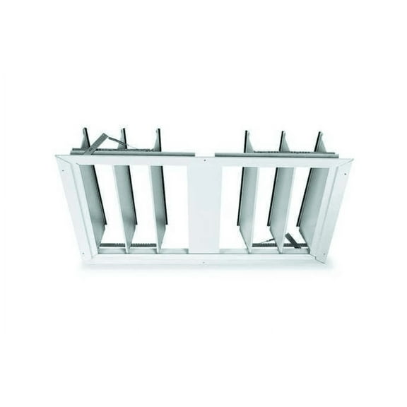 30 in Whole House Fan Economy Ceiling Truss Shutter / Ceiling Shutter