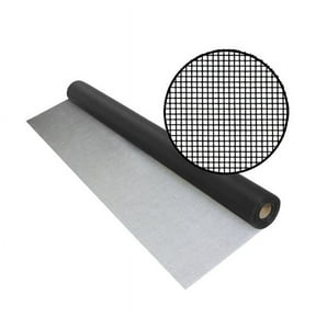 30 in. x 100 ft. Better Vue Polyester Insect Screen Cloth, Black