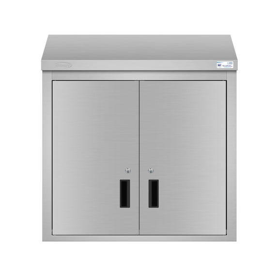 30 in. x 15 in. Stainless-Steel Wall Cabinet with Hinged Doors (KM-WMC-1530-S)