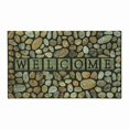 thumbnail image 1 of 30 in. x 18 Pebble Welcome Multi Color Rubber Nonslip Floor Mat, 1 of 1