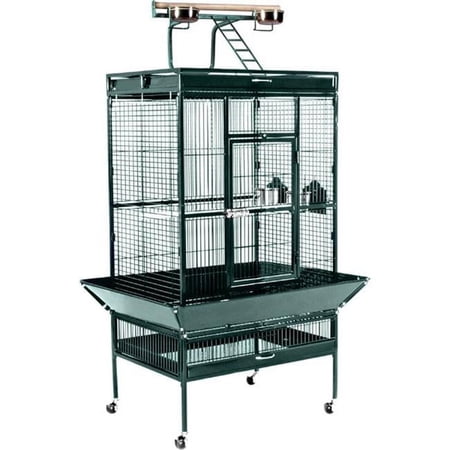 30 in. x 22 in. x 63 in. Wrought Iron Select Cage - Sage