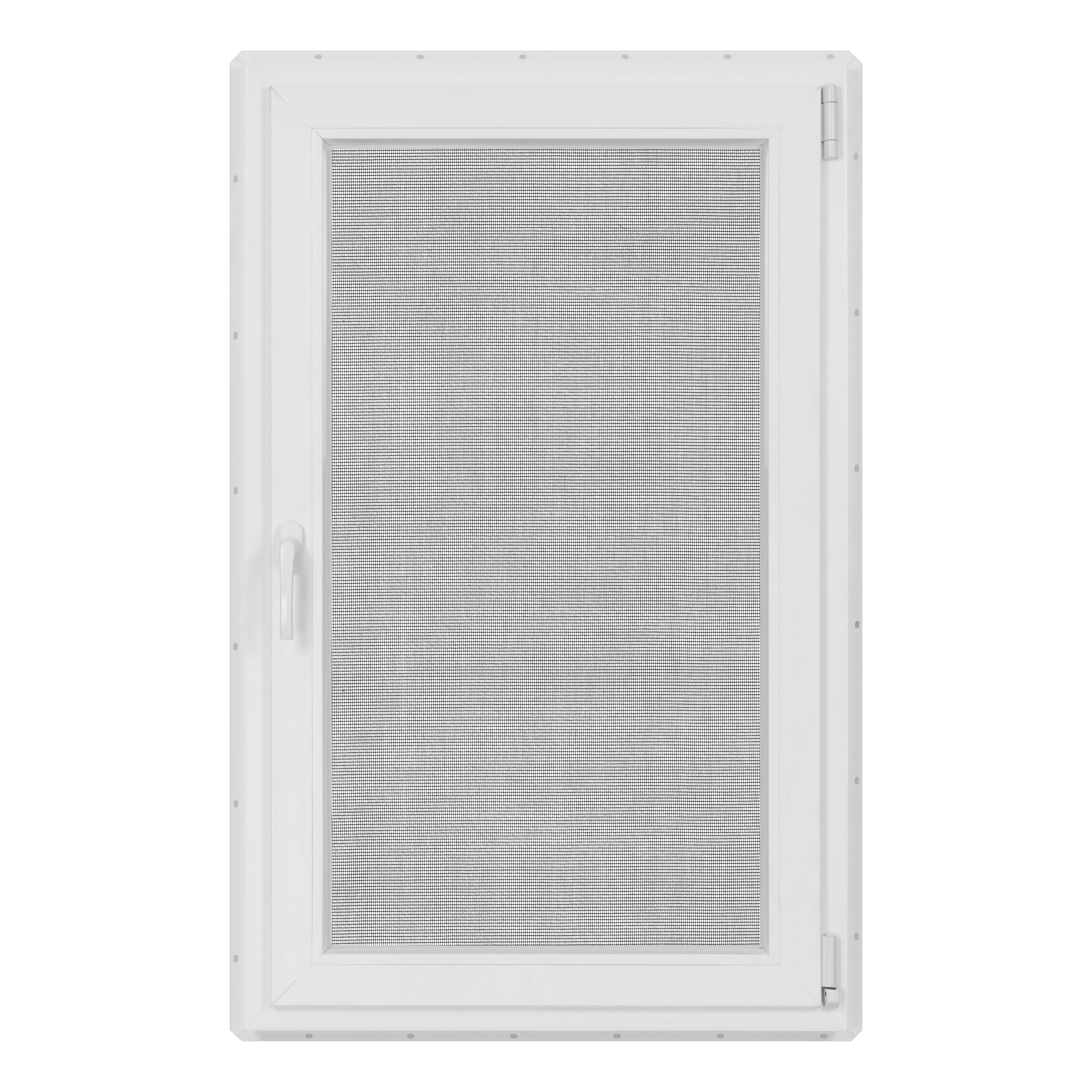 30 in. x 48 in. White Vinyl Double-Pane LowE3 Insulated Tilt & Turn European Window