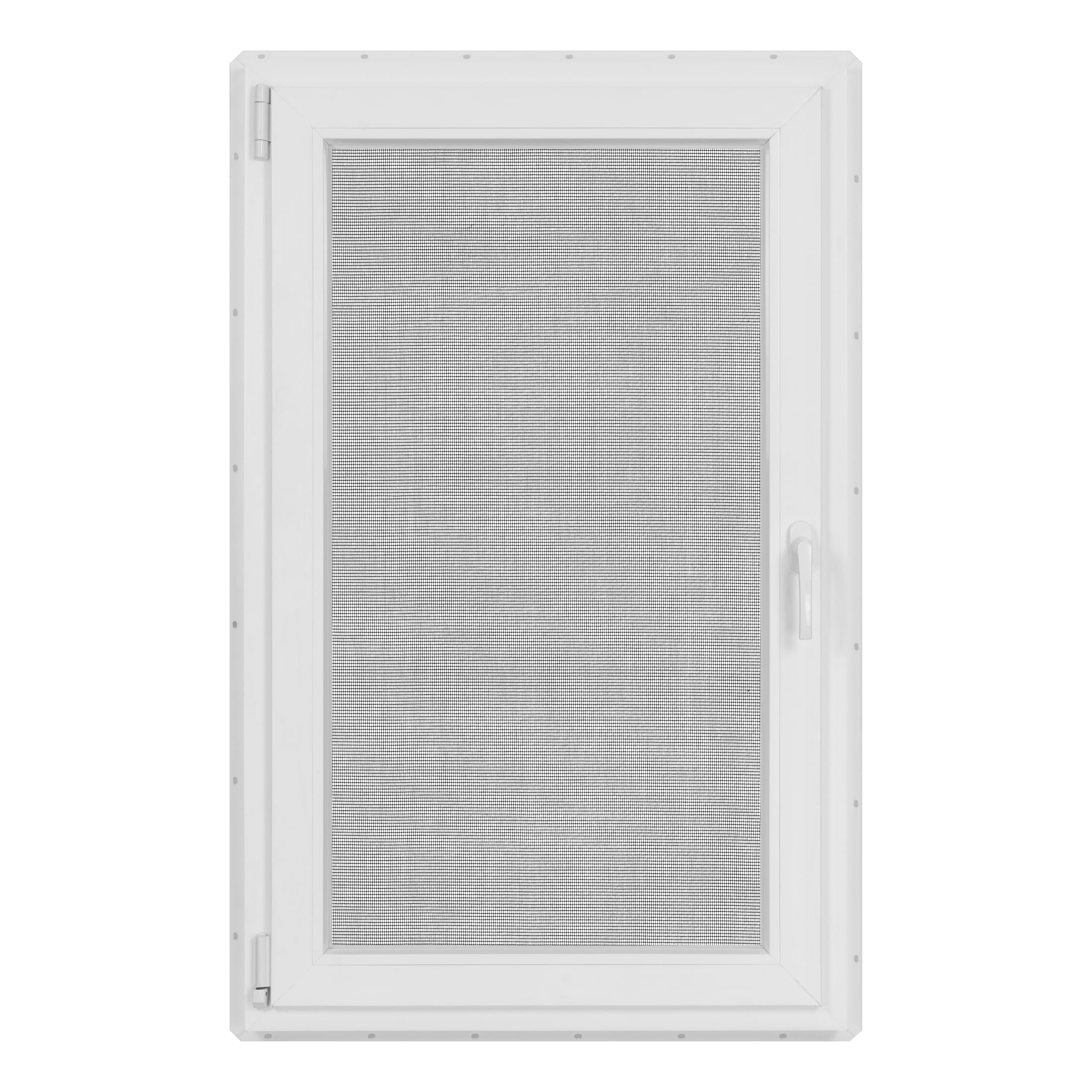 30 in. x 48 in. White Vinyl Double-Pane LowE3 Insulated Tilt & Turn European Window