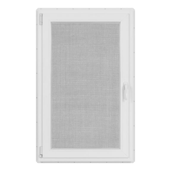 30 in. x 48 in. White Vinyl Double-Pane LowE3 Insulated Tilt & Turn European Window