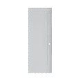 thumbnail image 1 of 30 in. x 80 in. Left-Handed Solid Core White Primed Composite Single Pre-hung Interior Door Black Hinges, 1 of 13