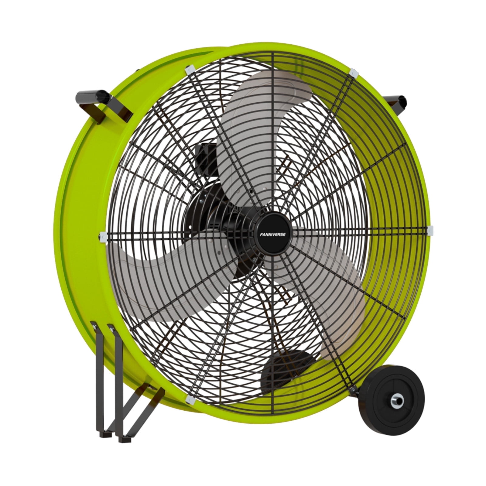 30 inch Drum Fan Pro - 3 Speed 14000 CFM High Velocity Floor Drum Fan with Handle Caster for Commercial, Warehouse, Covered Patio, Shop, Garage, Barn