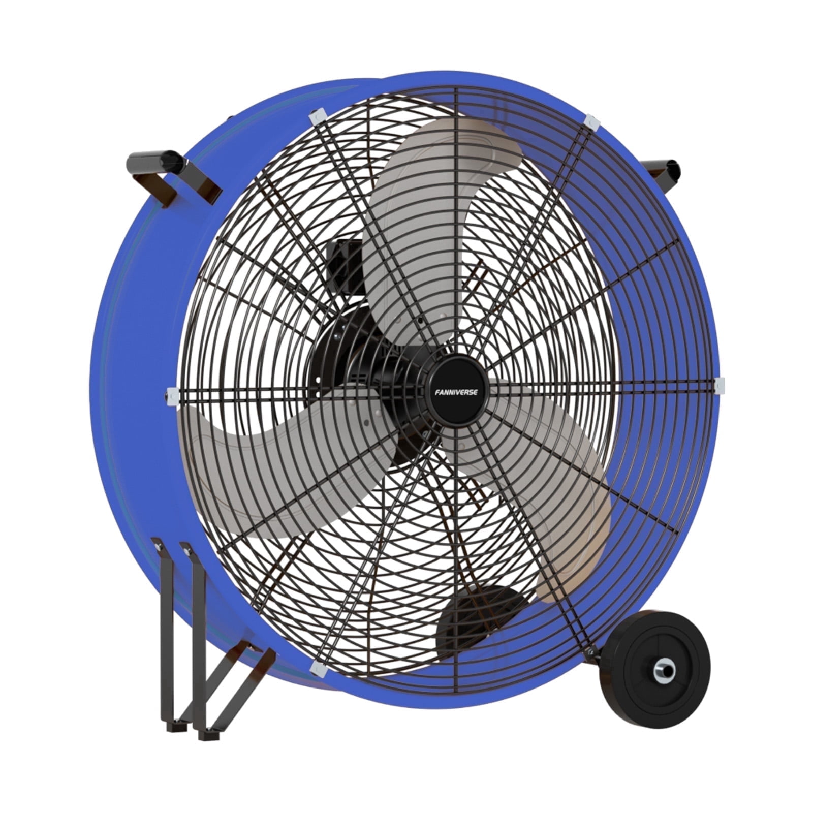 30 inch Drum Fan Pro - 3 Speed 14000 CFM High Velocity Floor Drum Fan with Handle Caster for Commercial, Warehouse, Covered Patio, Shop, Garage, Barn