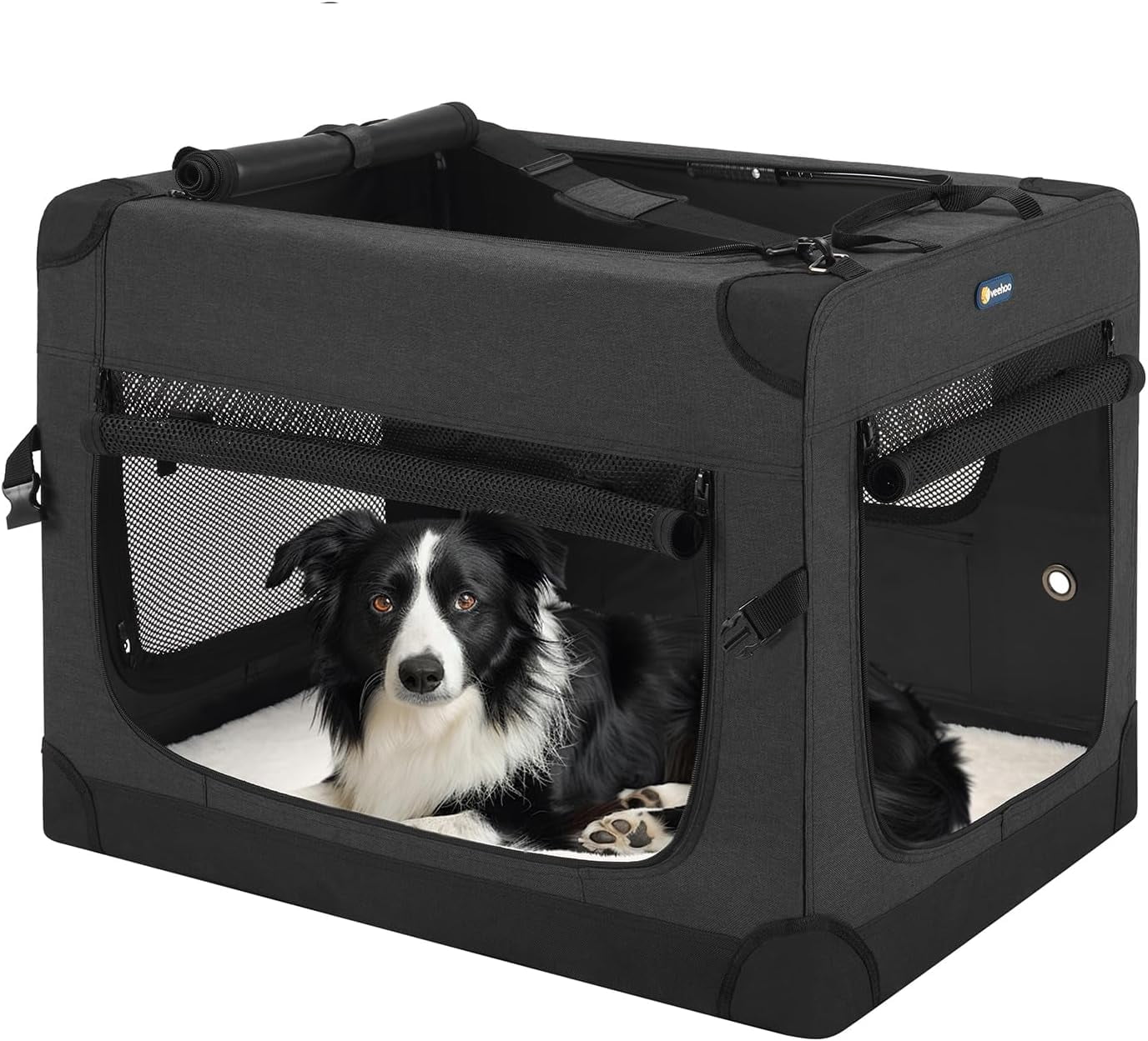 Photo inspiration: Picture Idea: 30 Inch Folding Soft Dog Crate 4 Door Portable Collapsible