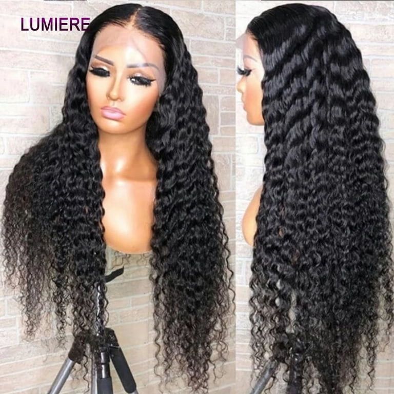 30 inch HD Water Wave Frontal Wig 150% Density Water Wave 