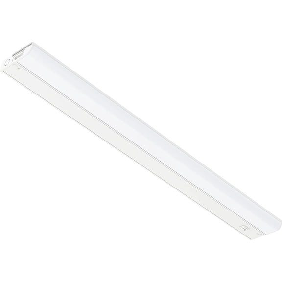 30-inch Hardwired Only LED Under Cabinet Lighting, Daylight White(5000k), Dimmable, Matte White Finished