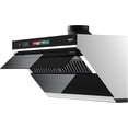 thumbnail image 1 of 30 inch Under Cabinet Range Hood, 900 CFM Kitchen Hood with Voice/Gesture/Touch Control,Ducted/Ductless Convertible Stainless Steel Range Hood, 4 Speed Exhaust Fan,Adjustable Lights, 1 of 9