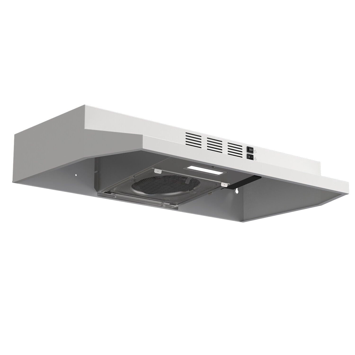 SNDOAS New 30 inch Under Cabinet Range Hood Duct Convertible 280CFM Stainless Steel Vent Hood 120V