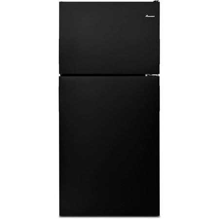 Amana - 18.2 Cu. Ft. Top-Freezer Refrigerator - Black