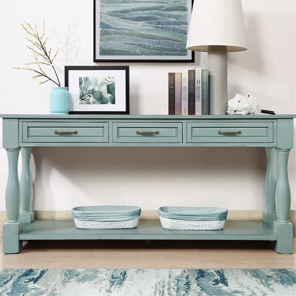 30 - inch high console - American design style - Entryway - Bring modern - retro charm