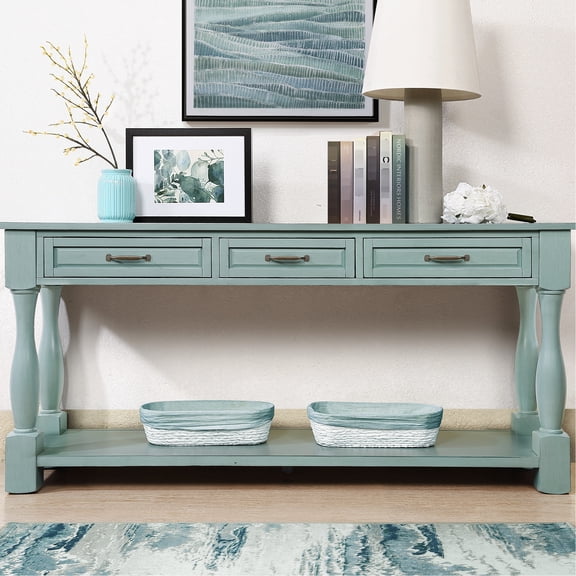 30 - inch high console - American design style - Entryway - Bring modern - retro charm