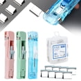 thumbnail image 1 of 30 large refill clips Suitable for Push Stapler Handheld Paper Clam Clip Dispenser Silve 30Pcs, 1 of 5