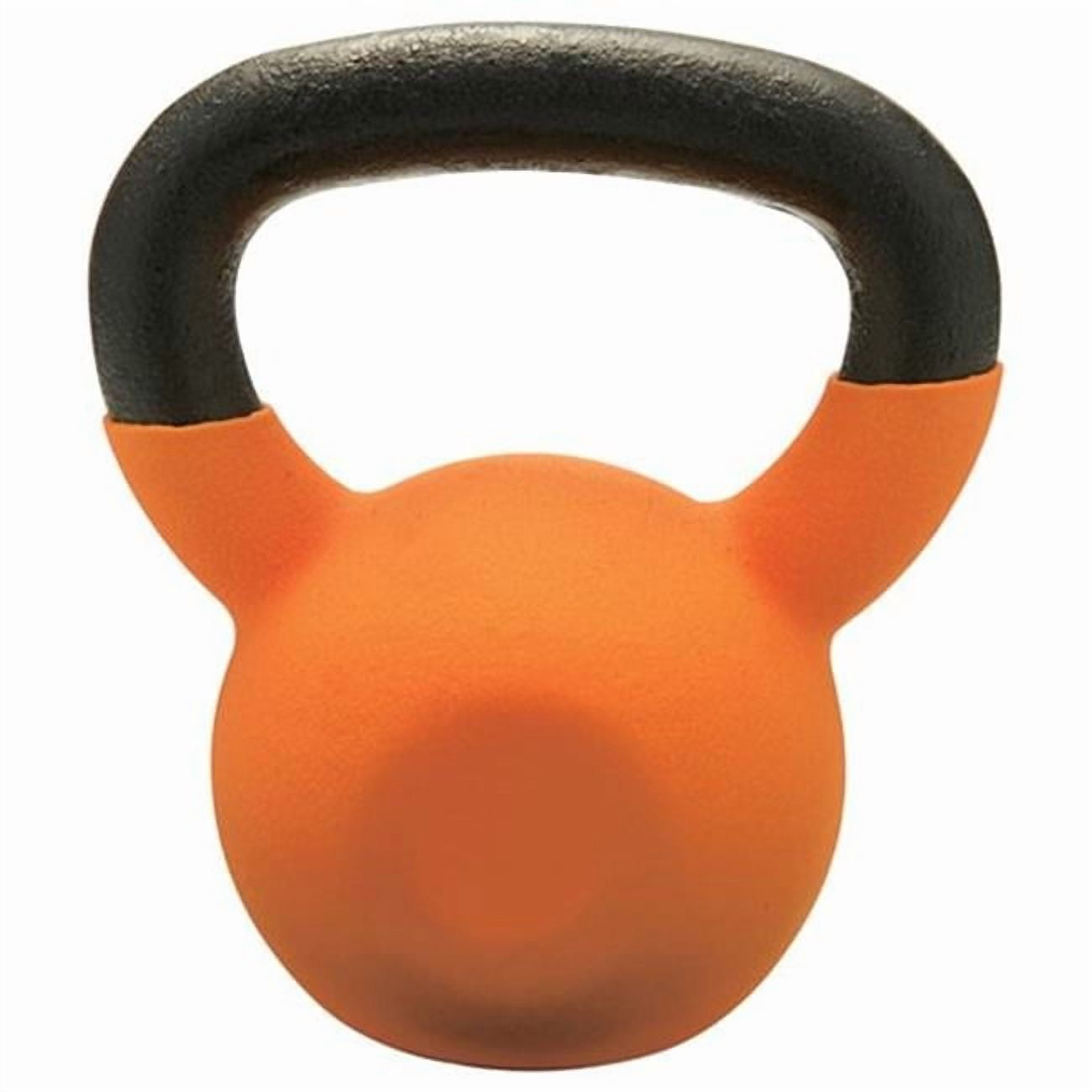30 lbs Vinyl Coated Kettlebell, Orange