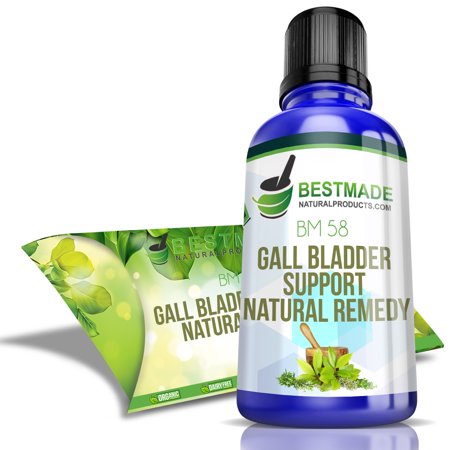 30 mL Gall Bladder Natural Support and Remedy, BM58 - Bestmade Natural Products