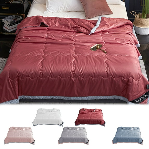 Up to 30% off! Quilts for Queen Bed Clearance Machine Washable Lightweight Quilt - Ideal For AirConditioned Rooms All-Season Cool Easy Care 110x150cm/43.3x59.05in