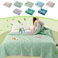thumbnail image 1 of Up to 30% off! Summer Quilts for King Bed Summer Air Conditioning Quilt Cool Feeling Ice Silk Summer Quilt Thin Ice Cream Quilt Machine Washable Washable, 1 of 2