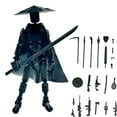 thumbnail image 1 of 30% off!Titan 13 Action Figure,Assembly Completed Dummy 13 Action Figure Lucky 13 Action Figure T13 Action Figure 3D Printed Multi-Jointed Movable，Black, 1 of 3
