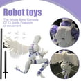 thumbnail image 1 of 30% off!Titan T13 Action Figures Lucky Dummy Nova 13 Action Figure Robot Stick Figures Fidget Toys for Boys Multi Movable Joints Gifts Toys for Kids，purple, 1 of 6